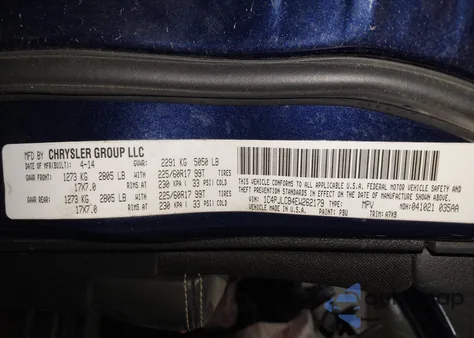 2014 Jeep Cherokee Latitude from USA, damaged, VIN 1C4PJLCB4EW262179